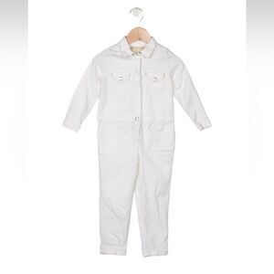 Bonpoint Girls' Solid Long Sleeve Jumpsuit size 3t